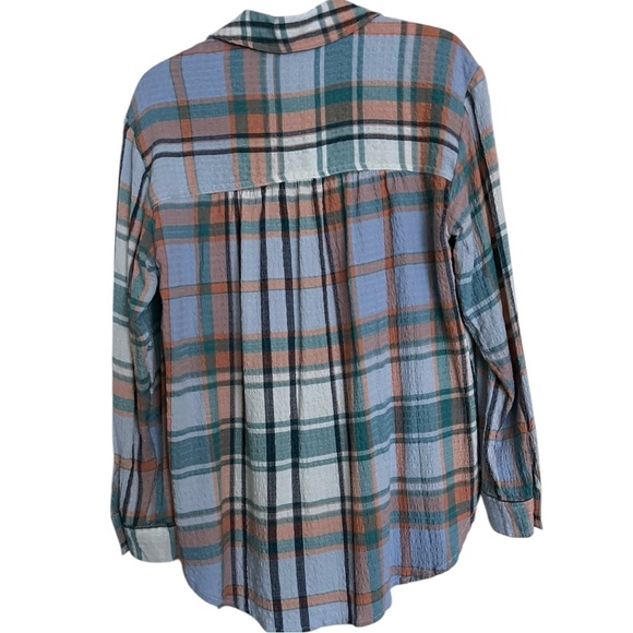 Anthropologie Pilcro The Hadley Relaxed Button Down Shirt Small - Picture 4 of 7